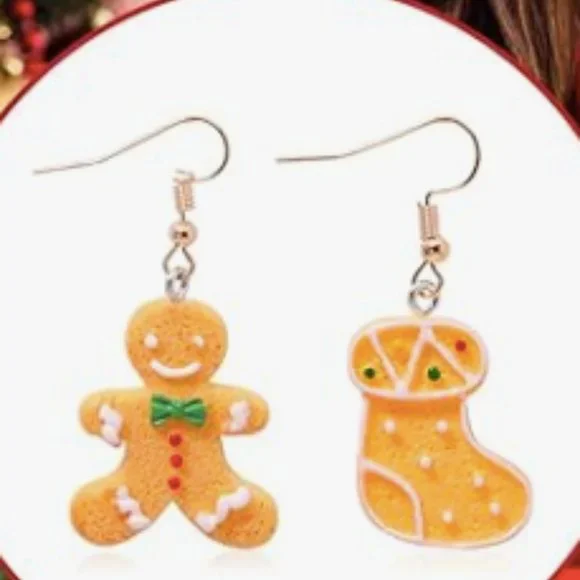 Gingerbread Earrings - Picture 6 of 7